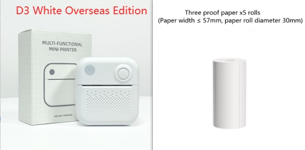Portable Thermal Label Printer with Bluetooth Wireless Connectivity for Handheld Direct Printing - Image 6