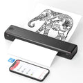Portable Thermal Printer Wireless Bluetooth USB Compact A4 Smartphone Mobile - Image 1