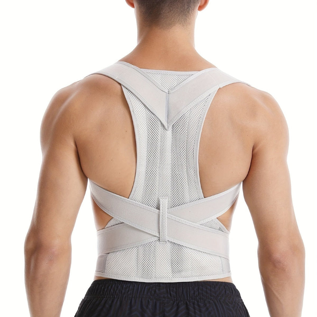 Posture Corrector Back Brace Lumbar Support Breathable Mesh Adjustable - Image 3