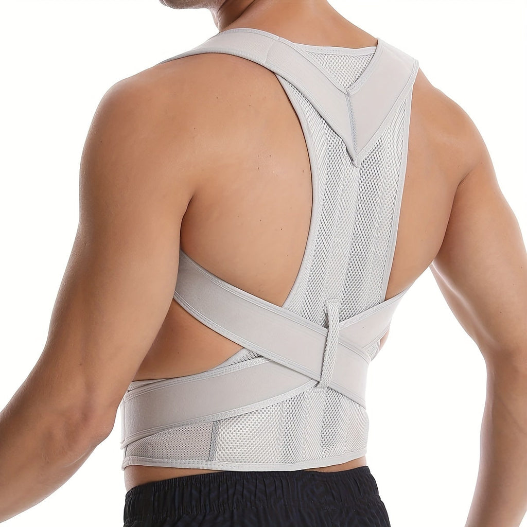Posture Corrector Back Brace Lumbar Support Breathable Mesh Adjustable - Image 4