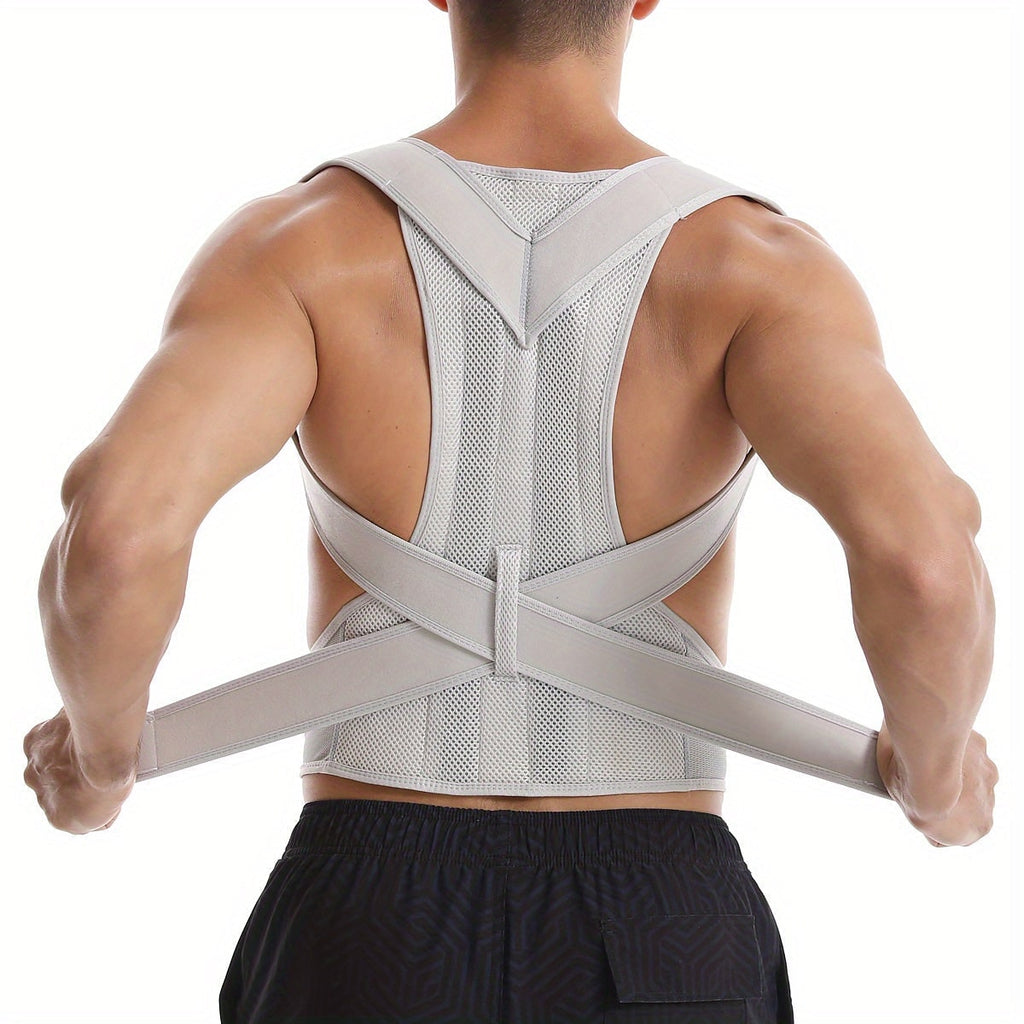 Posture Corrector Back Brace Lumbar Support Breathable Mesh Adjustable - Image 7