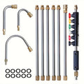 Pressure Washer Wand with Power Spray Extension Brass Couplers and Five Nozzle Tips - Image 1