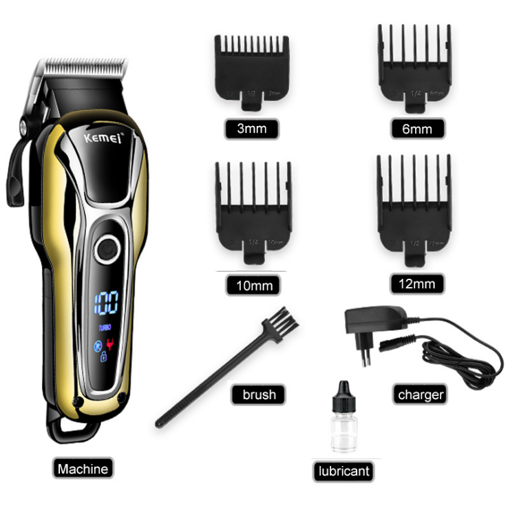 Professional Cordless Hair Clippers and Trimmers for Barber with Digital LED Display - Image 7