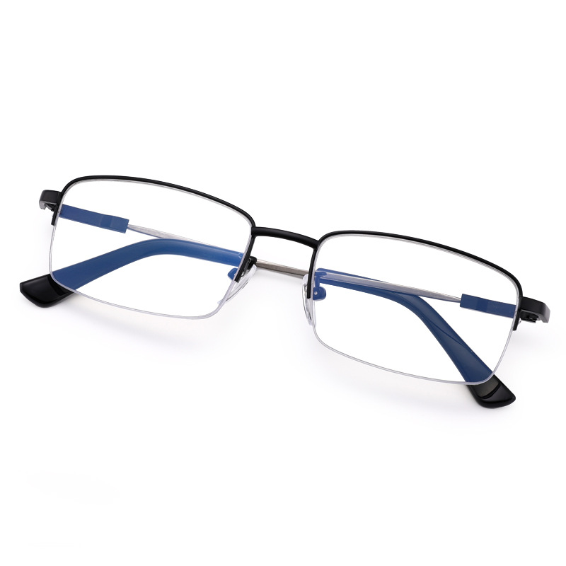 Progressive Multifocal Reading Glasses with Blue Light Blocking and Lightweight Metal Frame - Image 13