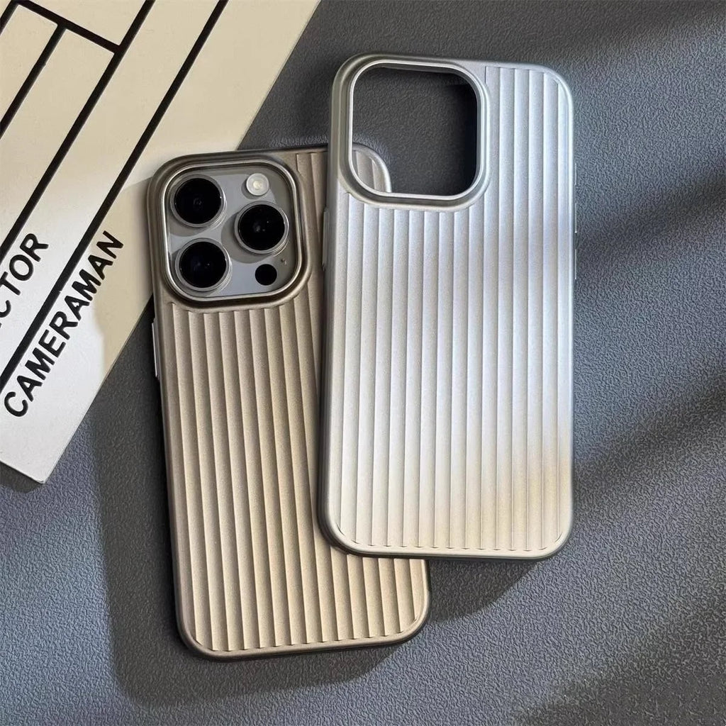 Protective Iphone Case Slim Ribbed Matte Finish Scratch Resistant Lightweight - Image 2