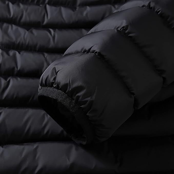 Puffer Heated Jacket with 9 Heating Zones Hood and Quilted Design - Image 6