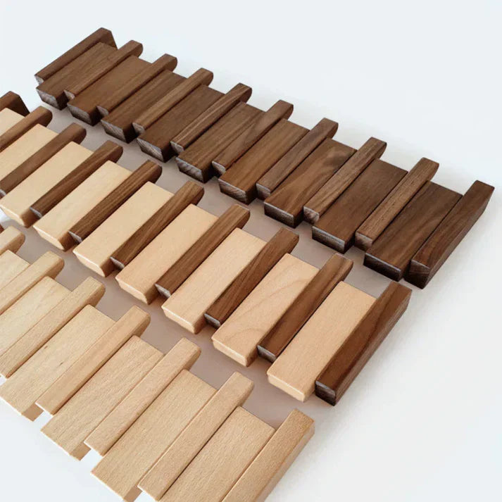 Wall Coat Rack with Foldable Hooks Space-Saving Hallway Storage