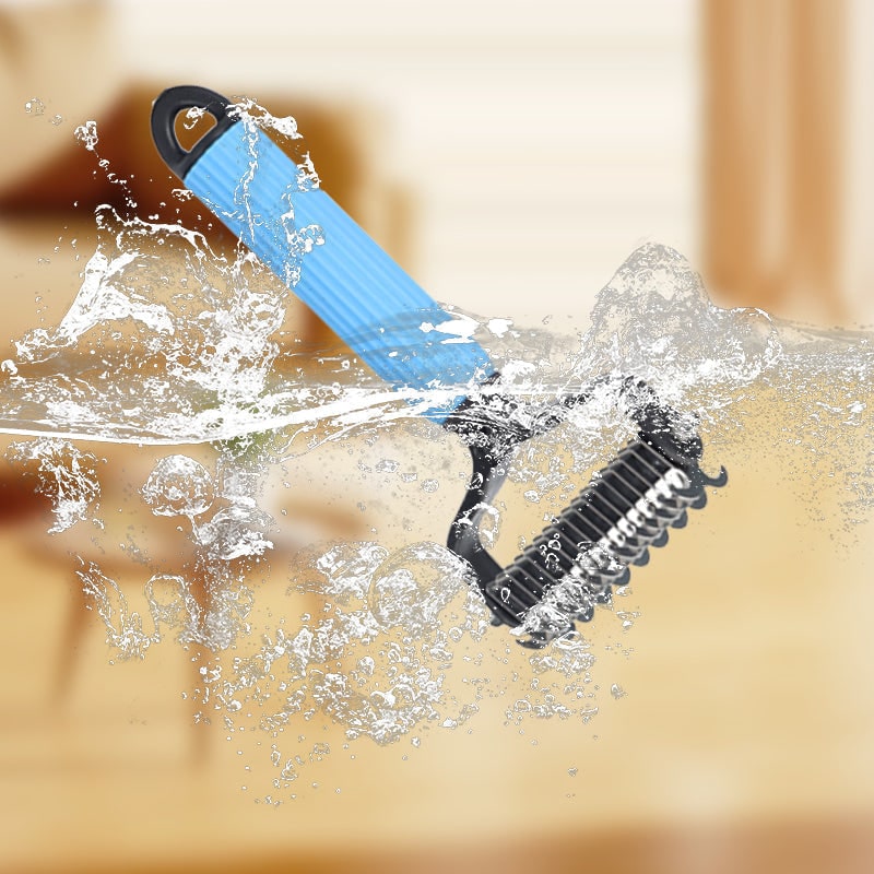 Rake Brush for Dogs with Double Sided Undercoat Dematting and Fur Deshed Grooming Tool - Image 8