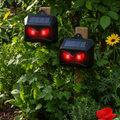 Rat and Mouse Deterrent with Electronic Ultrasonic Pest and Predator Light Eyes for Garden - Image 1