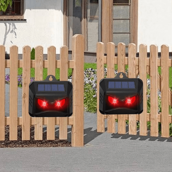 Rat and Mouse Deterrent with Electronic Ultrasonic Pest and Predator Light Eyes for Garden - Image 2