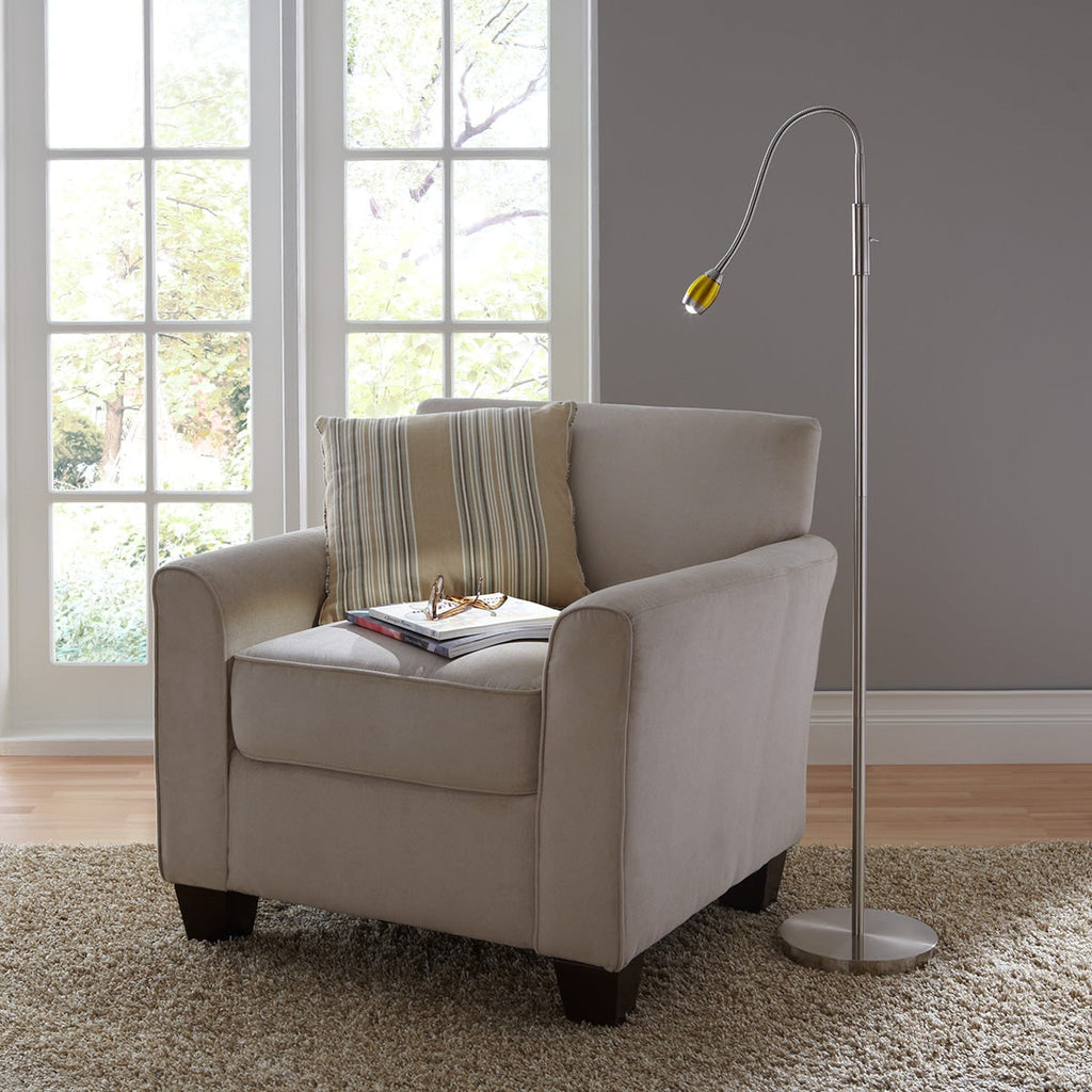 Reading Floor Lamp with Adjustable Gooseneck Arc LED Task Light and Focused Beam Bright - Image 3
