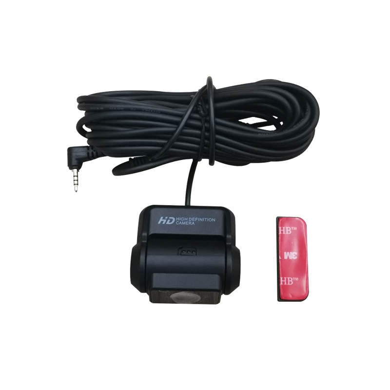 Rear Dash Camera for Car with 1080p HD Adhesive Mount and Connection Cable - Image 1