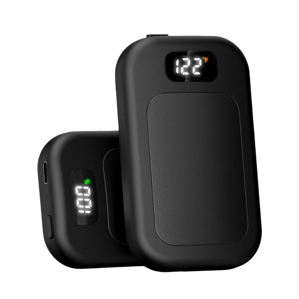 Rechargeable Electric Hand Warmers Reusable Pocket Heater with LED Display and Three Heat Levels - Image 8