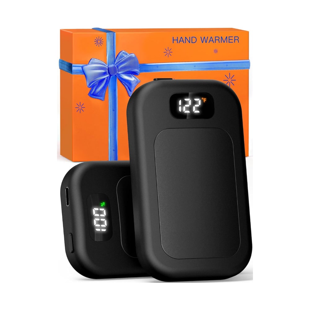 Rechargeable Electric Hand Warmers Reusable Pocket Heater with LED Display and Three Heat Levels - Image 9