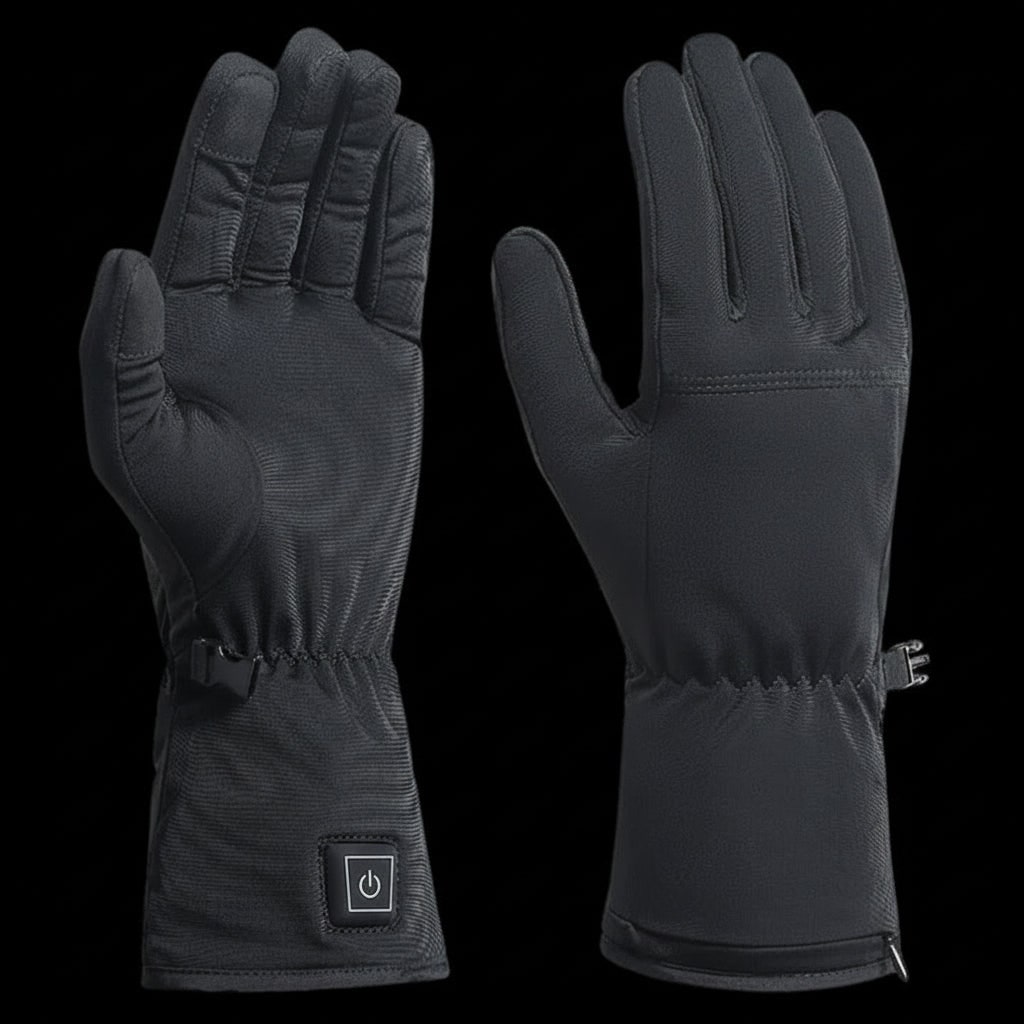 Rechargeable Heated Glove Liners and Mitten with Adjustable Temperature and Battery Pocket - Image 1