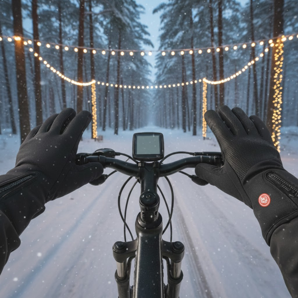Rechargeable Heated Gloves for Skiing with Waterproof Touchscreen and Thermal Grip - Image 5