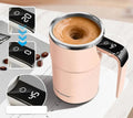 Portable Self Stirring Coffee Mug with Digital Temperature Screen