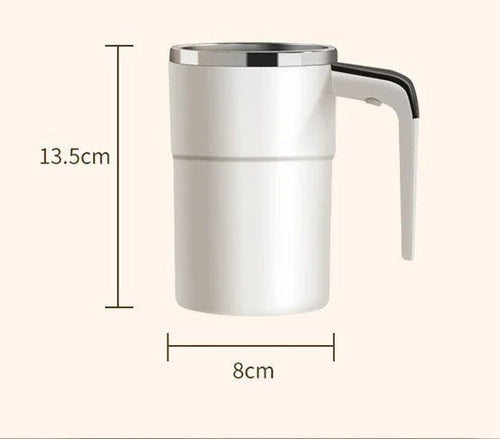 Bærbar selvomrørende kaffekop med digital temperaturskærm