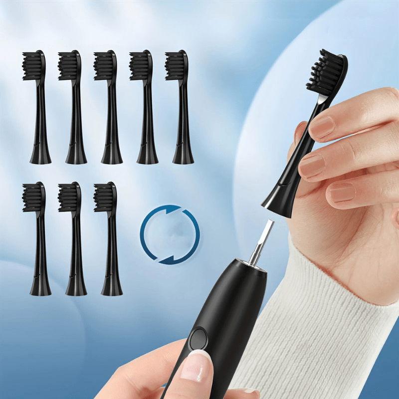 Rechargeable Sonic Electric Toothbrush with Timer 8 Replacement Heads and Travel Case - Image 3