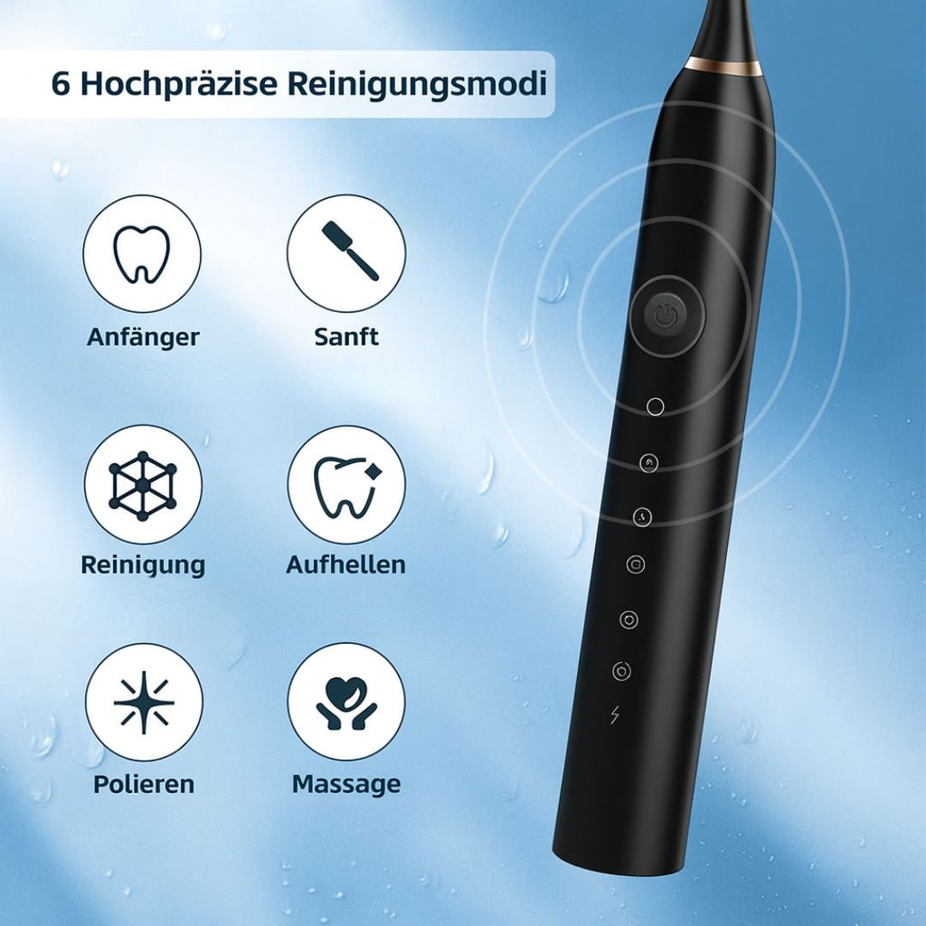 Rechargeable Sonic Electric Toothbrush with Timer and Soft Contoured Bristles - Image 3