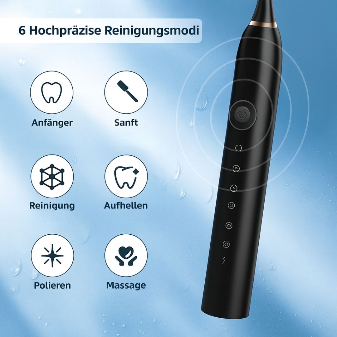 Rechargeable Sonic Electric Toothbrush with Timer and Soft Contoured Bristles - Image 3