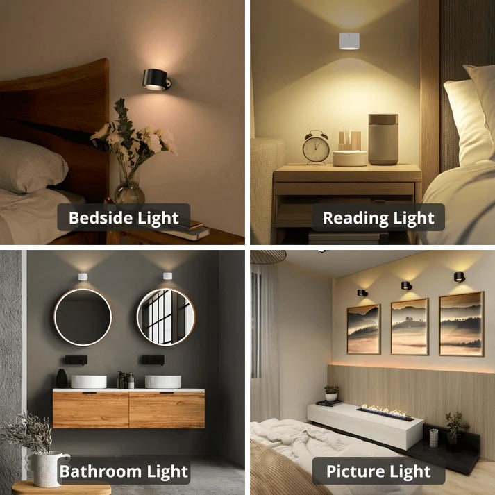 Rechargeable Wall Light and Battery Powered Sconce with Magnetic Mount and Remote Control - Image 10