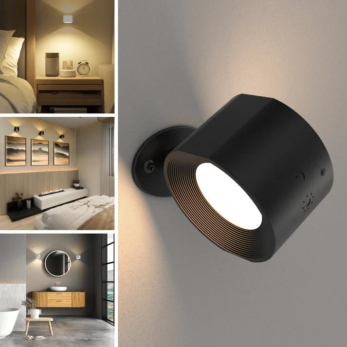 Rechargeable Wall Light and Battery Powered Sconce with Magnetic Mount and Remote Control - Image 4