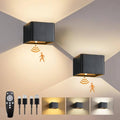 Rechargeable Wall Light Sconce with Motion Sensor Remote Control and Dimmable LED - Image 1