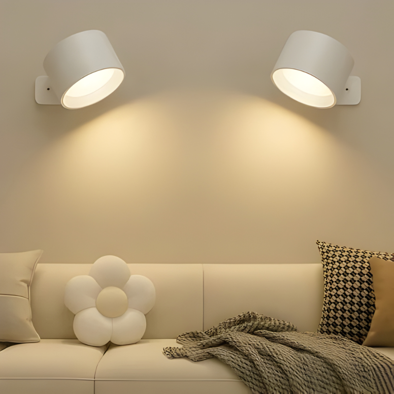 Rechargeable Wall Sconce with 360° Magnetic Mount and Wireless LED Lighting Outdoor - Image 1