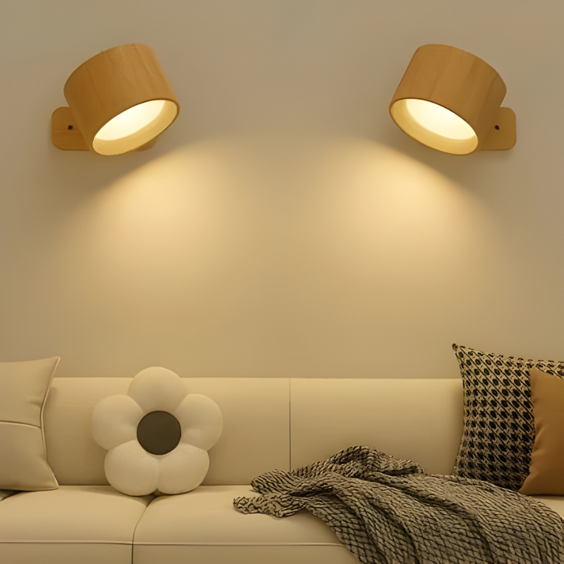 Rechargeable Wall Sconce with 360° Magnetic Mount and Wireless LED Lighting Outdoor - Image 3