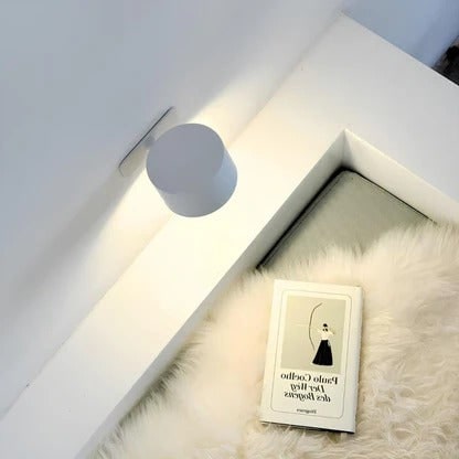 Rechargeable Wall Sconce with Modern Cordless LED Lighting and 360° Magnetic Rotation Lamp - Image 11