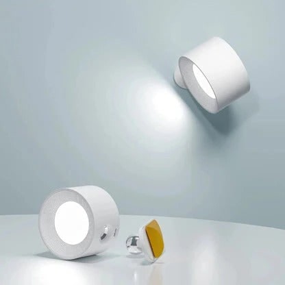 Rechargeable Wall Sconce with Modern Cordless LED Lighting and 360° Magnetic Rotation Lamp - Image 12