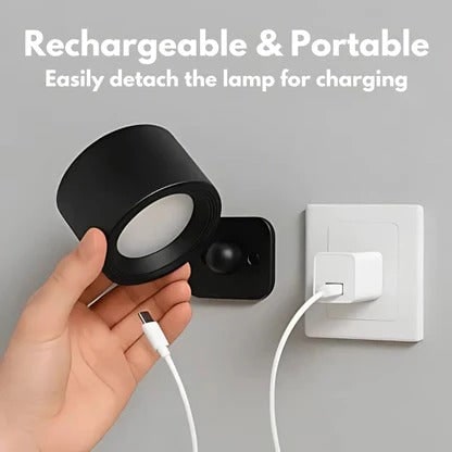 Rechargeable Wall Sconce with Modern Cordless LED Lighting and 360° Magnetic Rotation Lamp - Image 15
