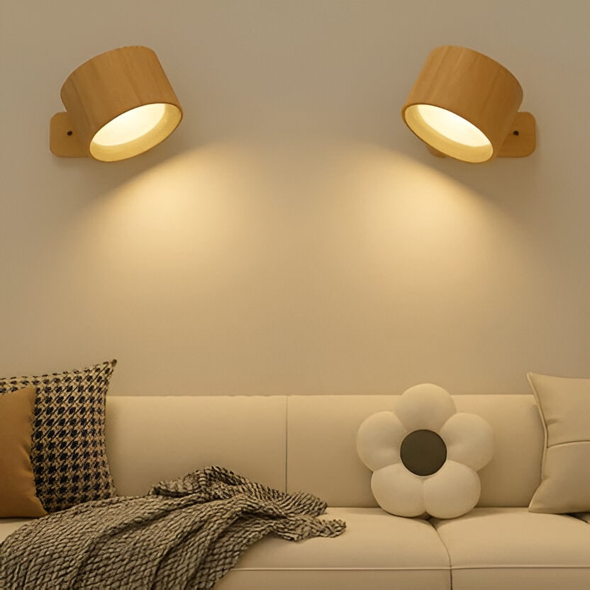 Rechargeable Wall Sconce with Modern Cordless LED Lighting and 360° Magnetic Rotation Lamp - Image 3