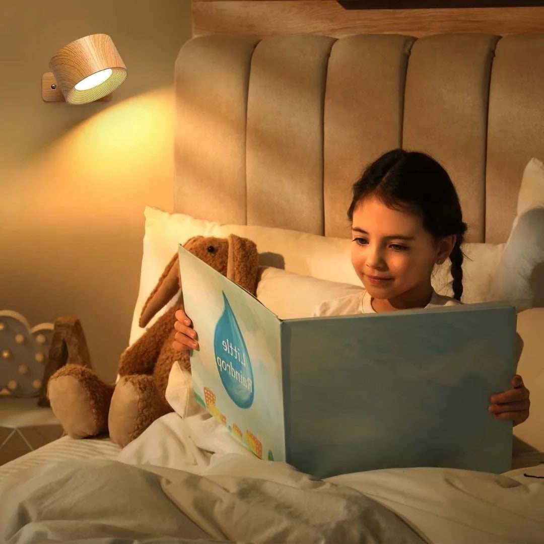 Rechargeable Wall Sconce with Modern Cordless LED Lighting and 360° Magnetic Rotation Lamp - Image 5