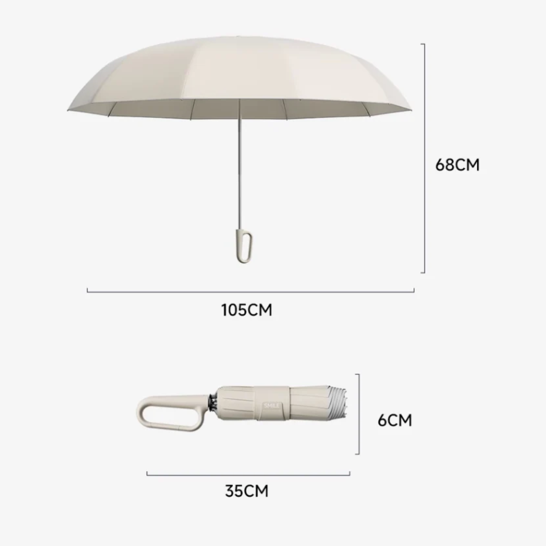 Repel Windproof Travel Umbrella with Automatic Reverse Folding and Compact Carabiner Handle - Image 11