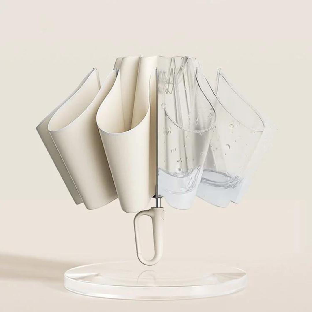 Repel Windproof Travel Umbrella with Automatic Reverse Folding and Compact Carabiner Handle - Image 6