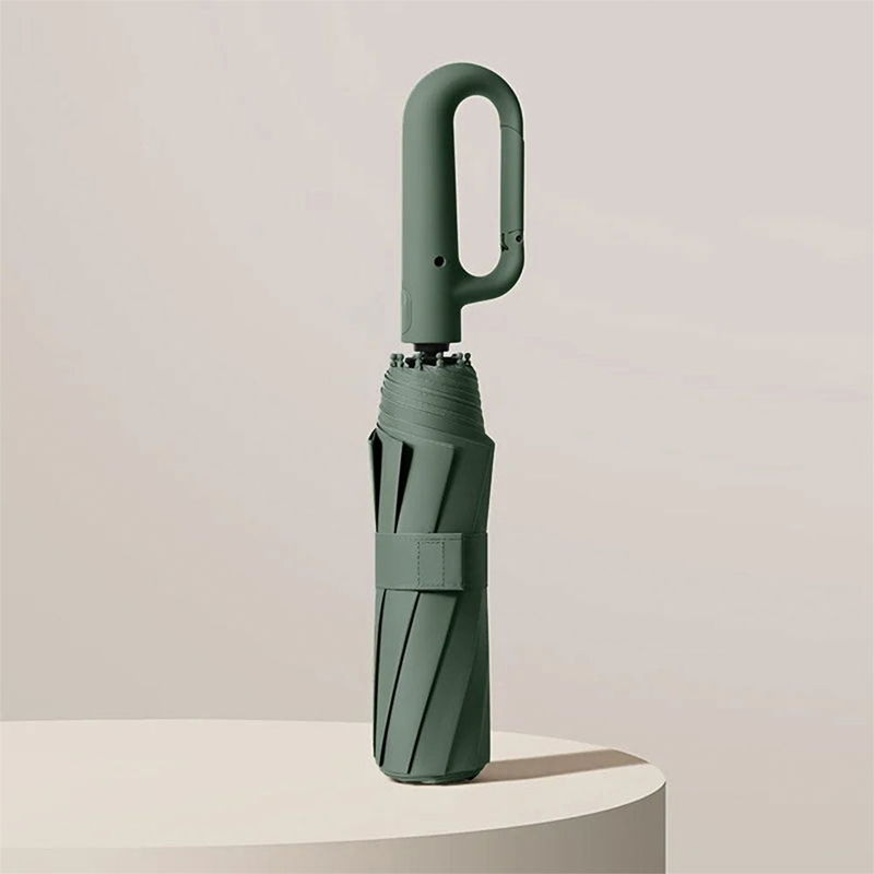 Repel Windproof Travel Umbrella with UV Blocker Compact Folding Design and Carabiner Clip - Image 12