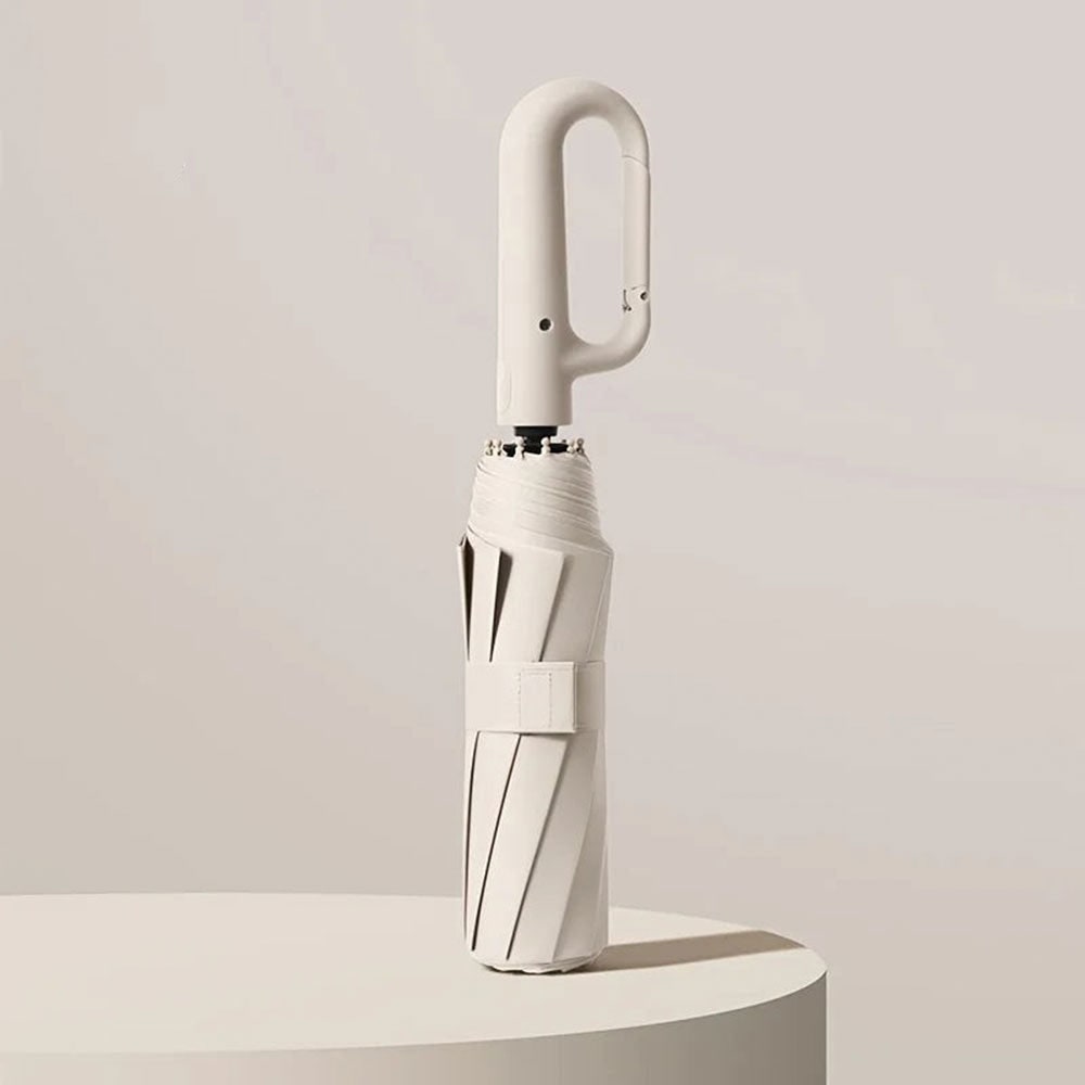 Repel Windproof Travel Umbrella with UV Blocker Compact Folding Design and Carabiner Clip - Image 3