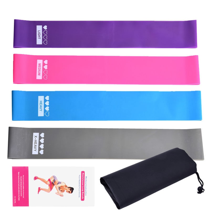 Resistance Bands and Exercise Stretch Workout Loop with Carrying Pouch for Home Training - Image 10
