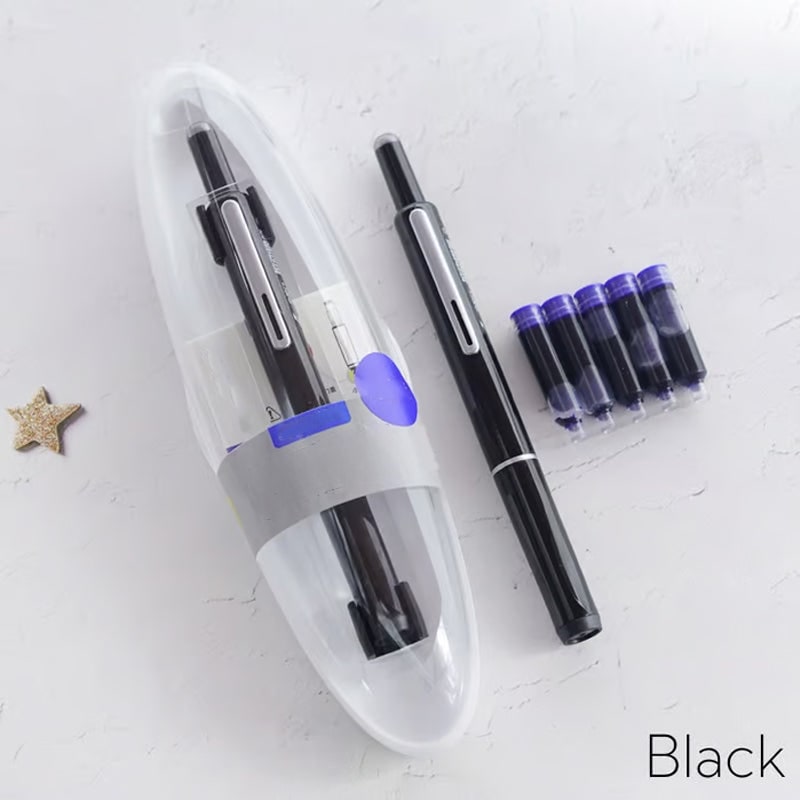 Retractable Fountain Pen with Fine Nibs Smooth Ink Flow and Pocket Clip Cartridges - Image 11