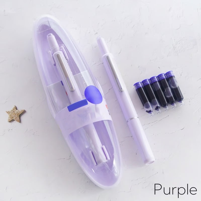 Retractable Fountain Pen with Fine Nibs Smooth Ink Flow and Pocket Clip Cartridges - Image 13