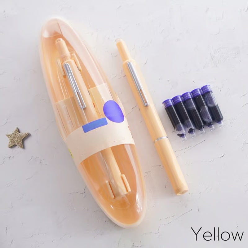 Retractable Fountain Pen with Fine Nibs Smooth Ink Flow and Pocket Clip Cartridges - Image 15