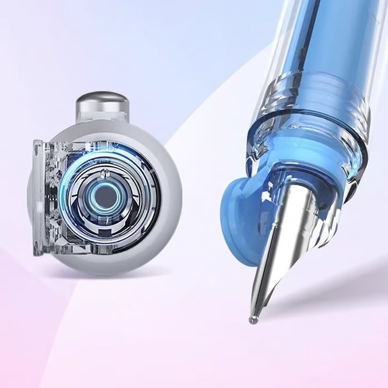 Retractable Fountain Pen with Fine Nibs Smooth Ink Flow and Pocket Clip Cartridges - Image 5
