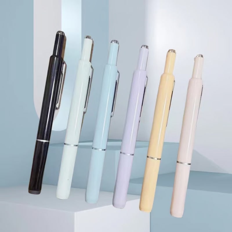 Retractable Fountain Pen with Fine Nibs Smooth Ink Flow and Pocket Clip Cartridges - Image 9