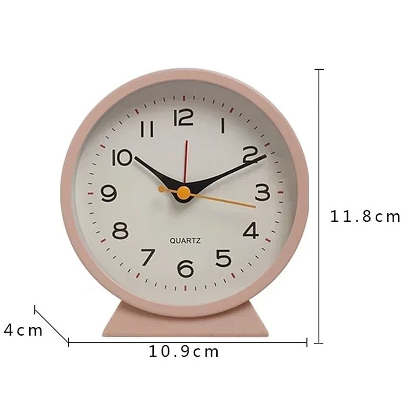 Retro Analog Alarm Clock with Non-Ticking Quartz Movement and Backlight for Bedroom or Desk - Image 17
