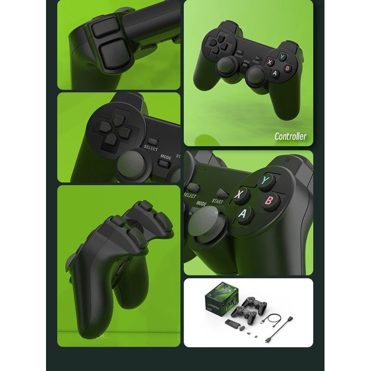 Retro Game Console Stick Wireless HDMI Dongle Portable 2 Controllers Gaming - Image 8