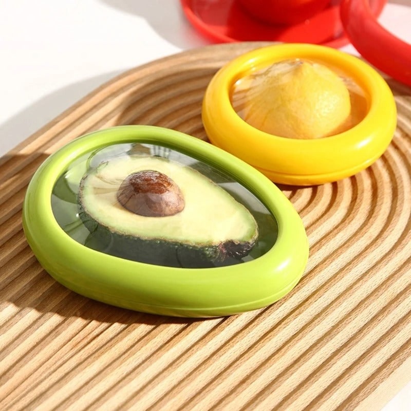 Reusable Food Savers with Silicone Stretch Lids to Reduce Waste and Cover Cut Produce - Image 2
