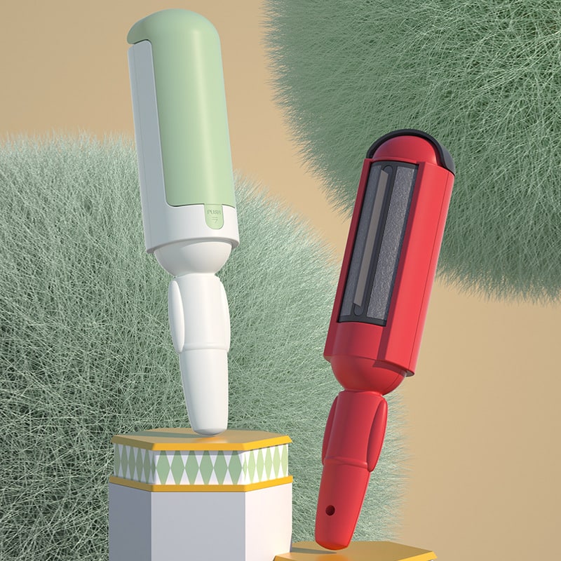 Reusable Pet Hair Remover Tool with Electrostatic Double-Sided Brush and Lint Removal - Image 1