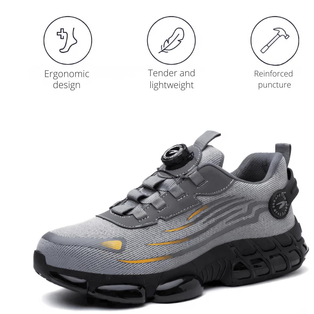 Safety Shoes Mens Sneakers Work Breathable Mesh Non Slip Outdoor Resistant - Image 7